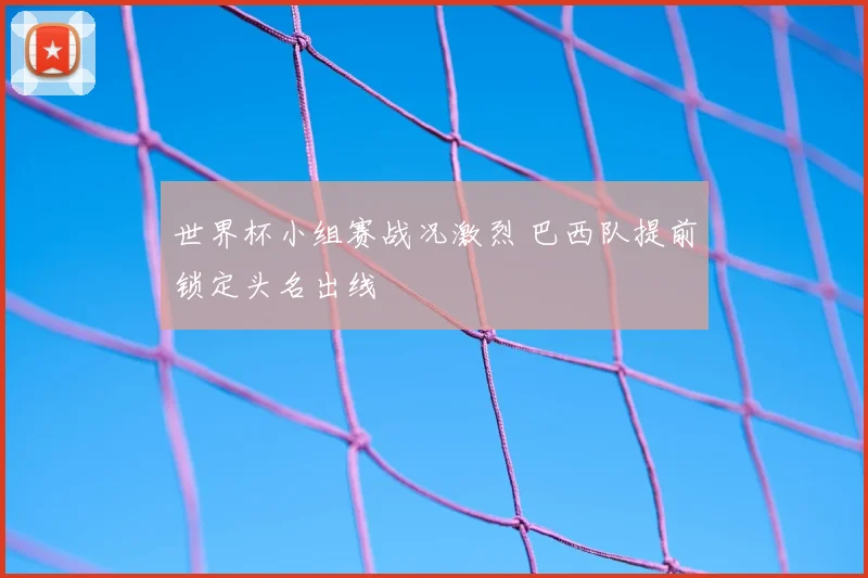 世界杯小组赛战况激烈 巴西队提前锁定头名出线